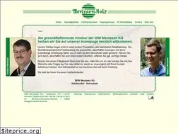 Sites similar to mevissen-holz.de