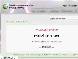 Sites similar to mevlana.ws