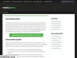 Sites similar to mevzubahisgiris.com
