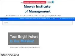 Sites similar to mewarinstituteofmanagement.com