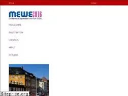 Sites similar to mewe2016.org