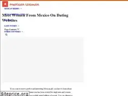 Sites similar to mexican-woman.com