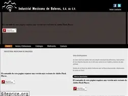 Sites similar to mexicanadebaleros.com.mx