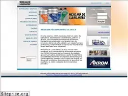 Sites similar to mexicanadelubricantes.com.mx