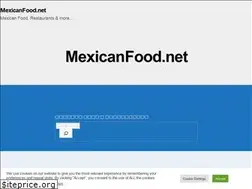 Sites similar to mexicanfood.net