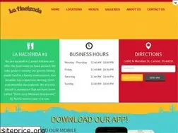 Sites similar to mexicanrestaurantlahacienda.com