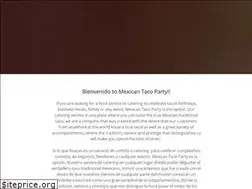 Sites similar to mexicantacoparty.com