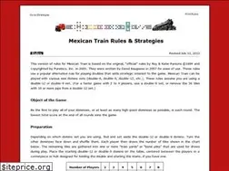 Sites similar to mexicantrainrulesandstrategies.com