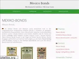 Sites similar to mexico-bonds.de