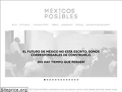 Sites similar to mexicosposibles.mx
