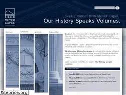 Sites similar to meyercapel.com