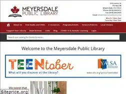 Sites similar to meyersdalelibrary.org