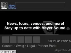 Sites similar to meyersound.com