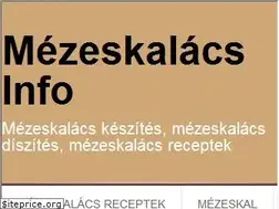 Sites similar to mezeskalacs.info