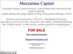 Sites similar to mezzaninecapital.com
