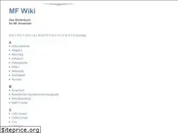 Sites similar to mf-wiki.com