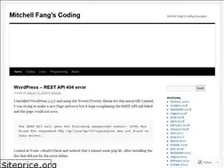 Sites similar to mfcoding.wordpress.com