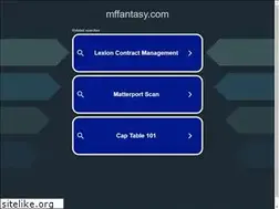 Sites similar to mffantasy.com