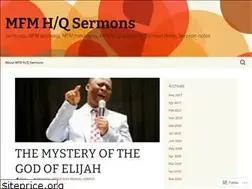 Sites similar to mfmhqsermons.wordpress.com
