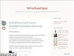 Sites similar to mfurkanoguz.wordpress.com