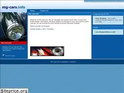Sites similar to mg-cars.info