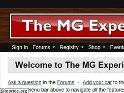 Sites similar to mgexperience.net