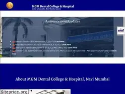Sites similar to mgmdchnavimumbai.edu.in
