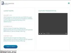 Sites similar to mgmgrowthproperties.com