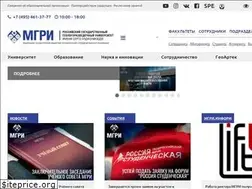 Sites similar to mgri-rggru.ru