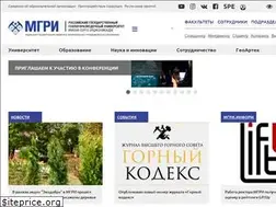 Sites similar to mgri.ru
