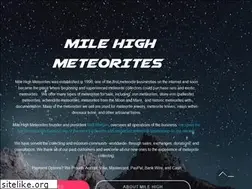Sites similar to mhmeteorites.com