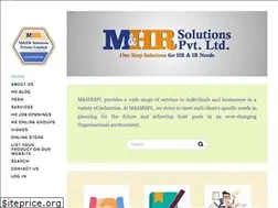 Sites similar to mhrspl.com