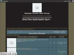Sites similar to mhwiki.forumotion.net