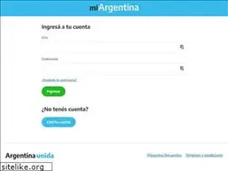 Sites similar to mi.argentina.gob.ar