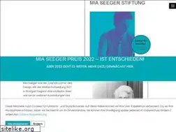 Sites similar to mia-seeger.de