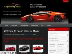 Sites similar to mialuxurycarrental.com