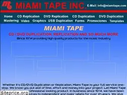 Sites similar to miami-tape.com