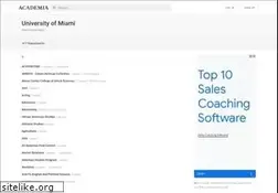 Sites similar to miami.academia.edu