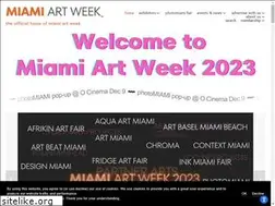 Sites similar to miamiartweek.art