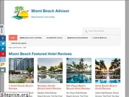 Sites similar to miamibeachadvisor.com