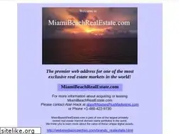 Sites similar to miamibeachrealestate.com