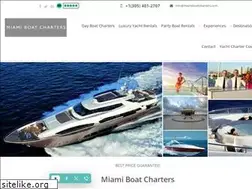 Sites similar to miamiboatcharters.com