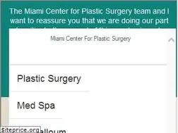 Sites similar to miamicenterforplasticsurgery.com