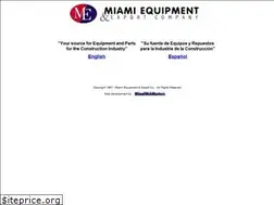 Sites similar to miamiequipment.com