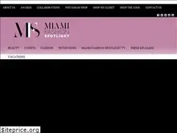 Sites similar to miamifashionspotlight.net