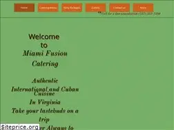 Sites similar to miamifusioncatering.com