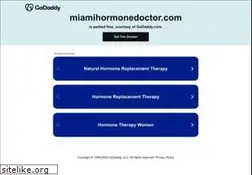 Sites similar to miamihormonedoctor.com