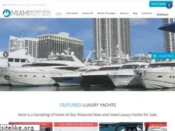 Sites similar to miamiinternationalyachtsales.com