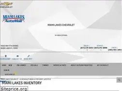 Sites similar to miamilakeschevrolet.net