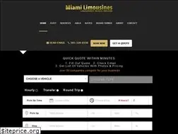 Sites similar to miamilimousines.limo